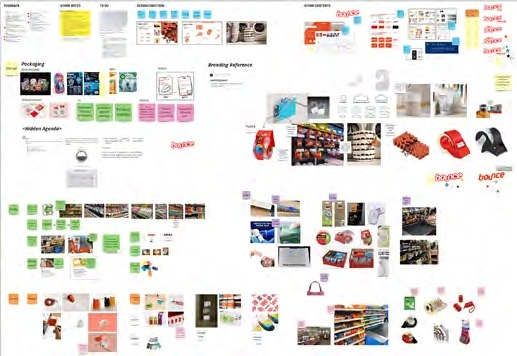 Packaging research and design iteration board 3
